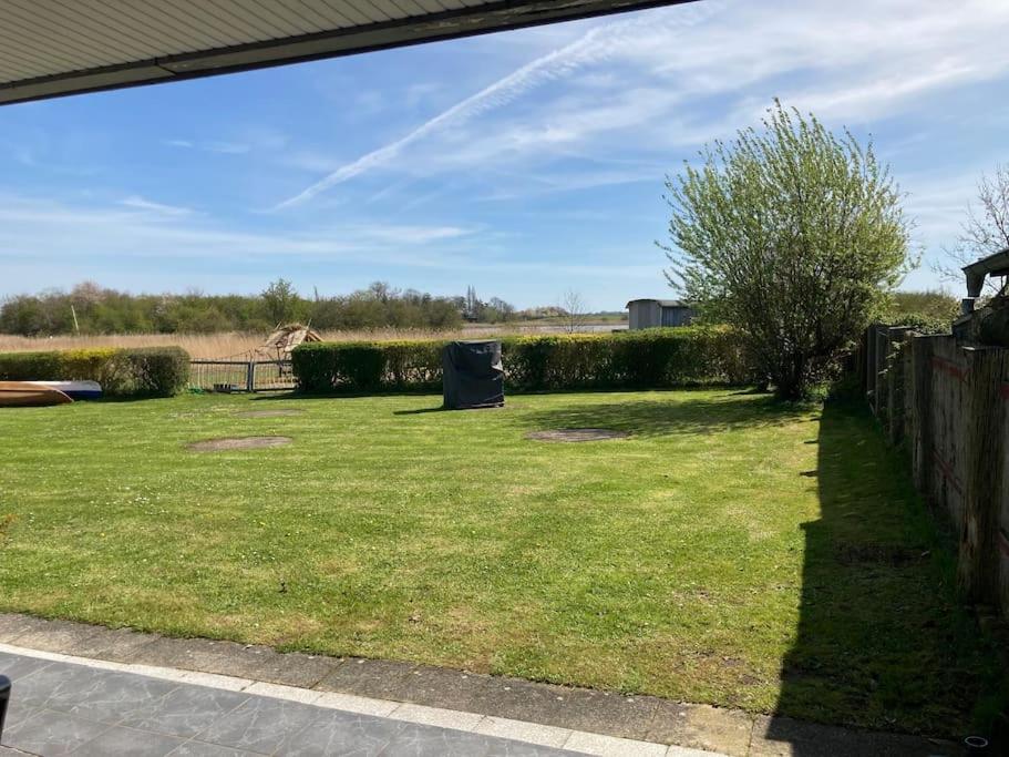 Ferienwohnung Nr. 1 Terrasse Bodden Kanu Bootssteg Zudar Eksteriør bilde